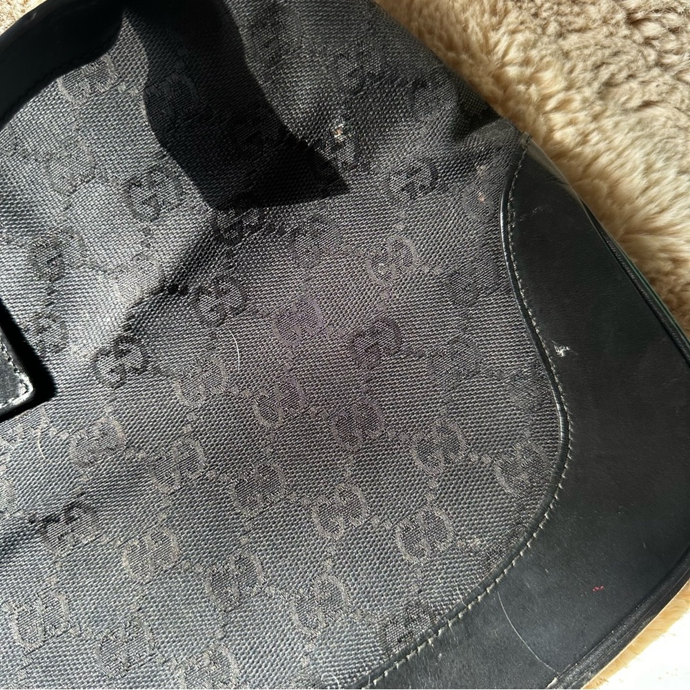 Project Bag: Gucci Tom Ford Jackie Black Monogram Shoulder Bag - Picture 13 of 13